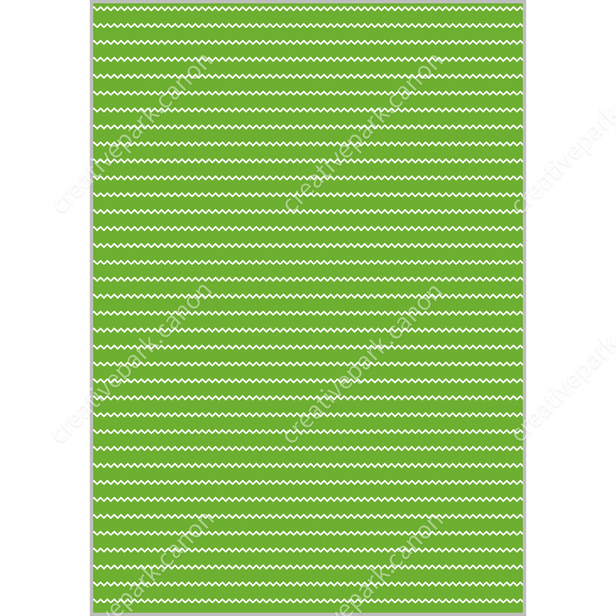 Pattern Paper (Zig-zag / Green) - Pattern Papers - Home and