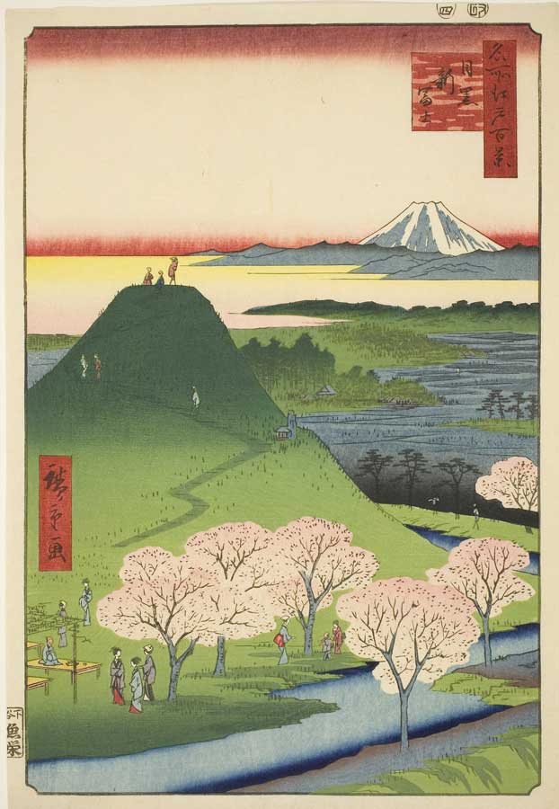 名所江戸百景（歌川広重）の全119作品を簡単に印刷