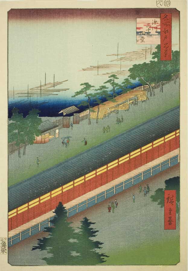名所江戸百景（歌川広重）の全119作品を無料でダウンロード