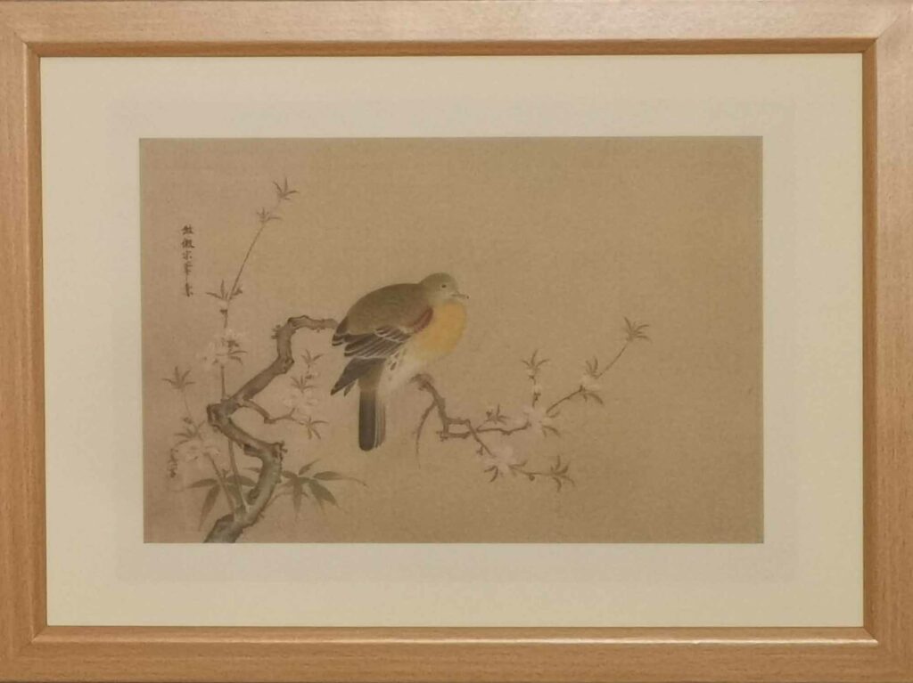 日本画をインクジェット和紙に印刷して飾る