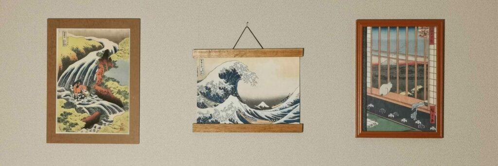 和紙に印刷した浮世絵の飾り方【おすすめ3パターンをご紹介】 | おうち 